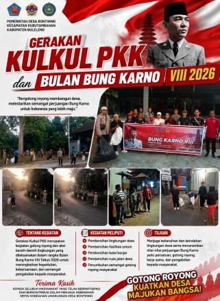 GERAKAN KULKUL PKK DAN BULAN BUNG KARNO VIII 2026